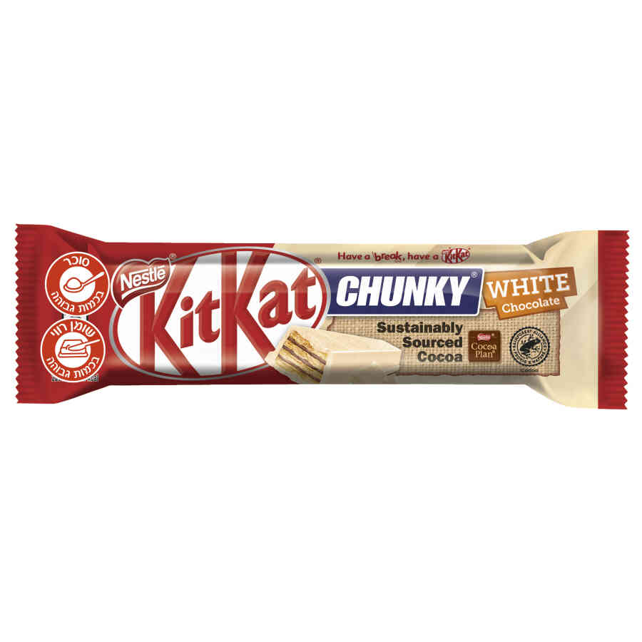 קיט קט צ'אנקי לבן 24*40גרם IL