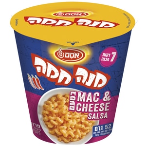 מנה חמה מק&ציז בטעם סלסה 12*52גרם
