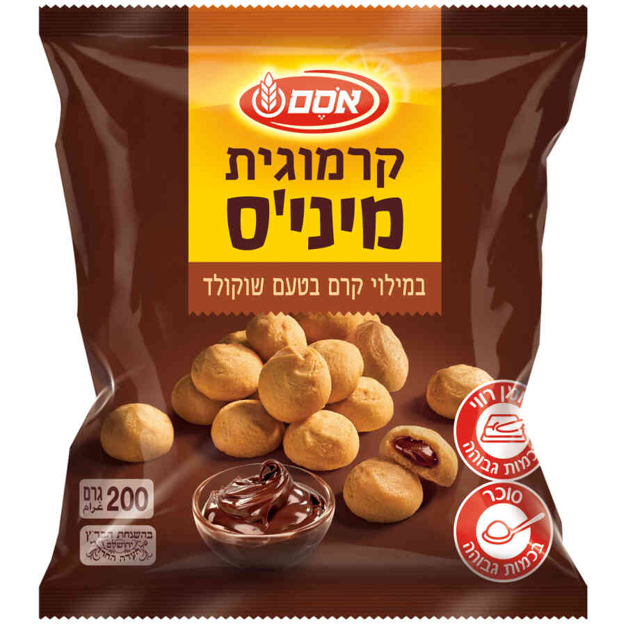 אסם מיני קרמוגית שוקו 12*200גרם