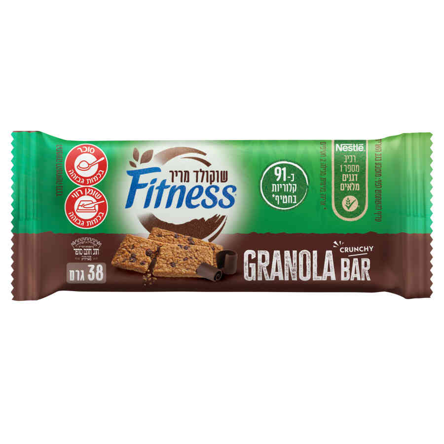 פיטנס בר גרנולה שוקולד אישי 20*38גרם