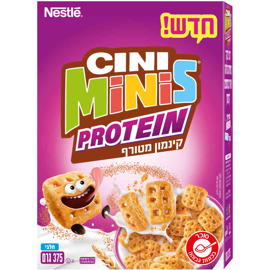 דגני בוקר סיני מיניס פרוטאין 375גרם