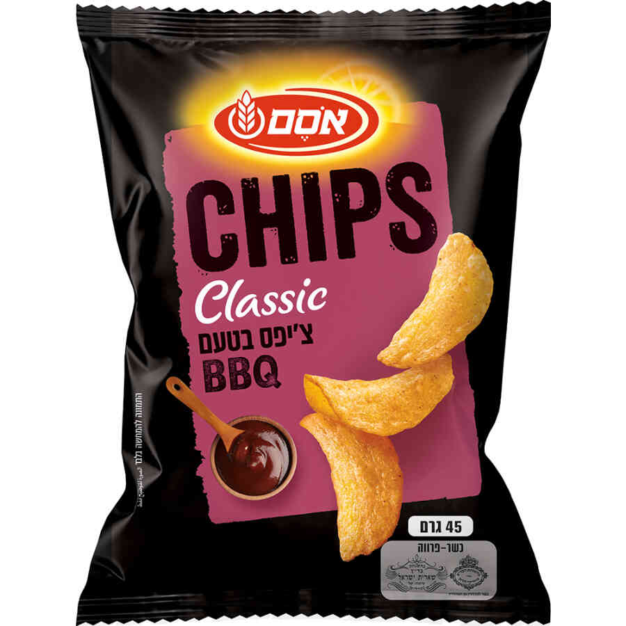 חטיף צ'יפס אסם בטעם ברביקיו